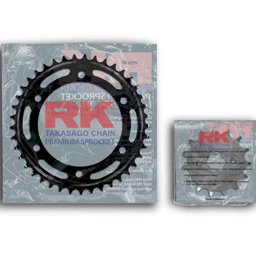 NHÔNG DĨA RK KAWASAKI NINJA 250 / Z300 / NINJA 300 / Z400 / NINJA 400